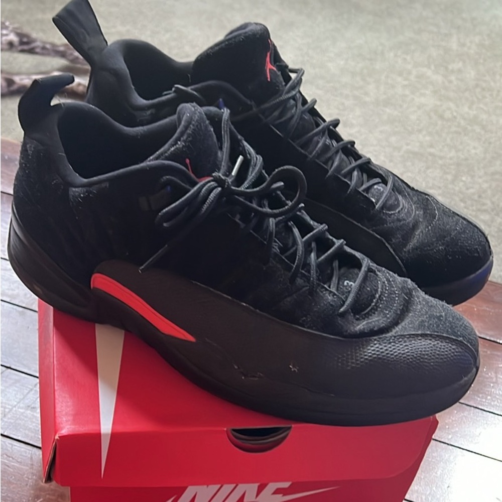 jordan 12 low max orange size 12